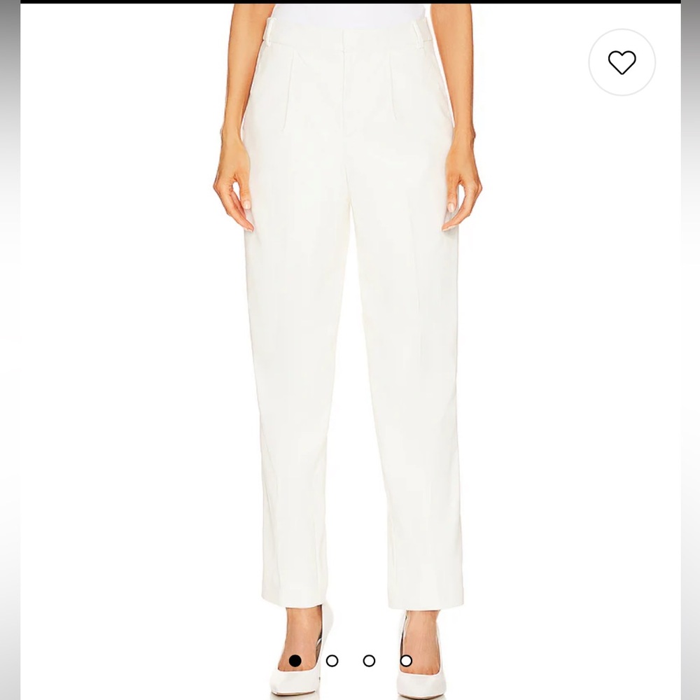 Revolve - Eaves White Leather Pants